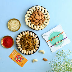 Jaipur Pink Dry Fruit Rakhi Gift Box