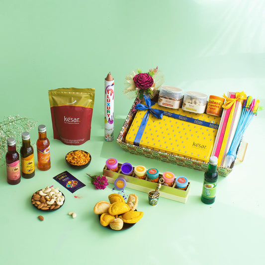 All In One Ultimate Holi Hamper Basket