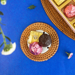 9 pc Handmade Chocolate in Pink  Gift Box