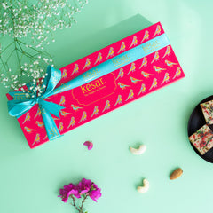 The Rangeela Kaju Katli Barfi With Herbal Colours